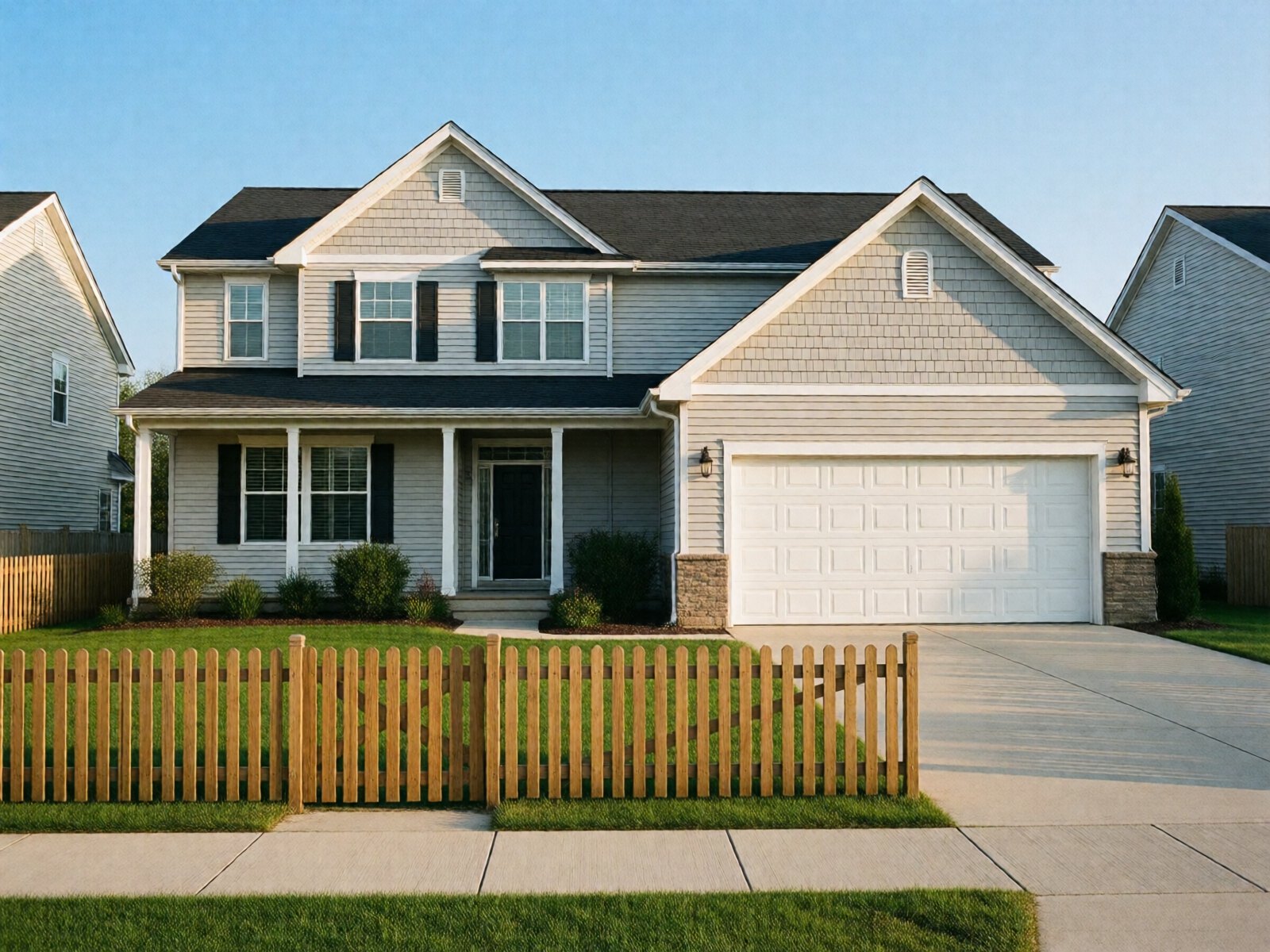 Before — original fence